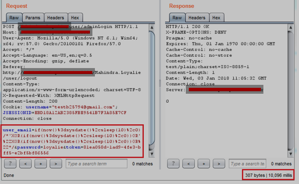 Types of injection: Inferential SQLI. The main targets for these types of attacks are web applications that show generic error messages.