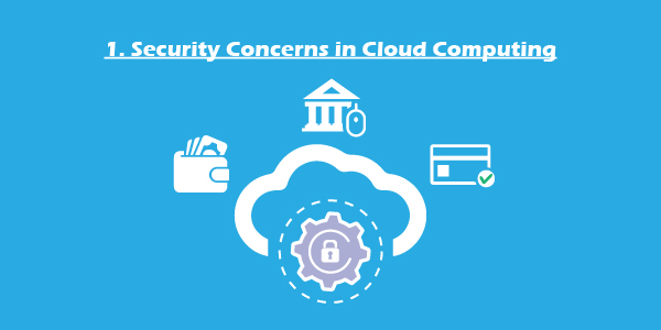 Security Concerns in Cloud Computing For attackers, cloud serves as a good smokescreen. This is why choosing a reputable cloud provider with an up-to-date and proactive security posture is vital.