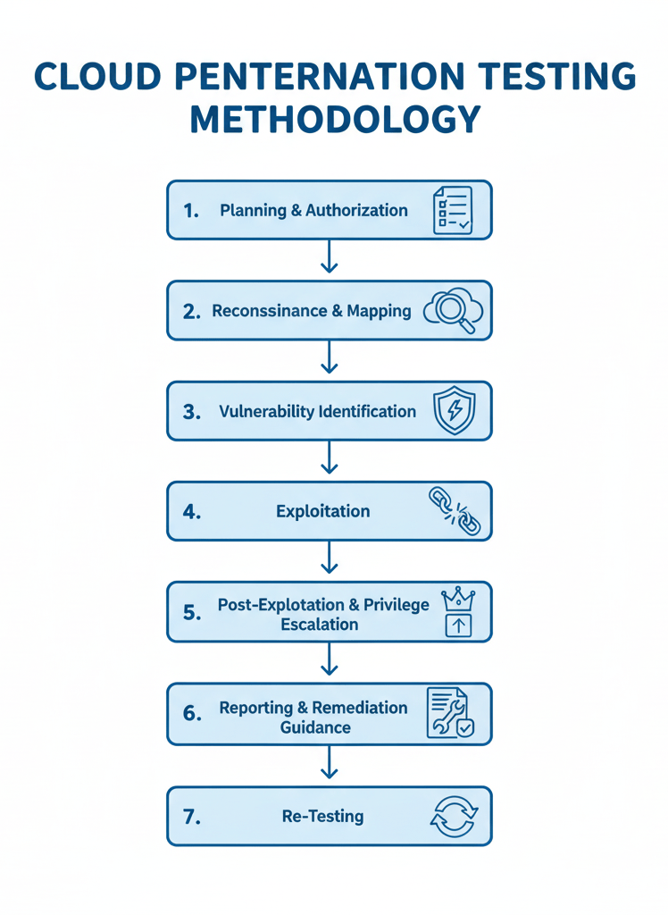 Cloud penetration testing methodology