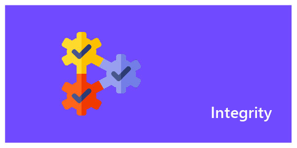 Integrity Data integrity in Information security refers to maintaining and ensuring the accuracy and completeness of data throughout its entire lifecycle