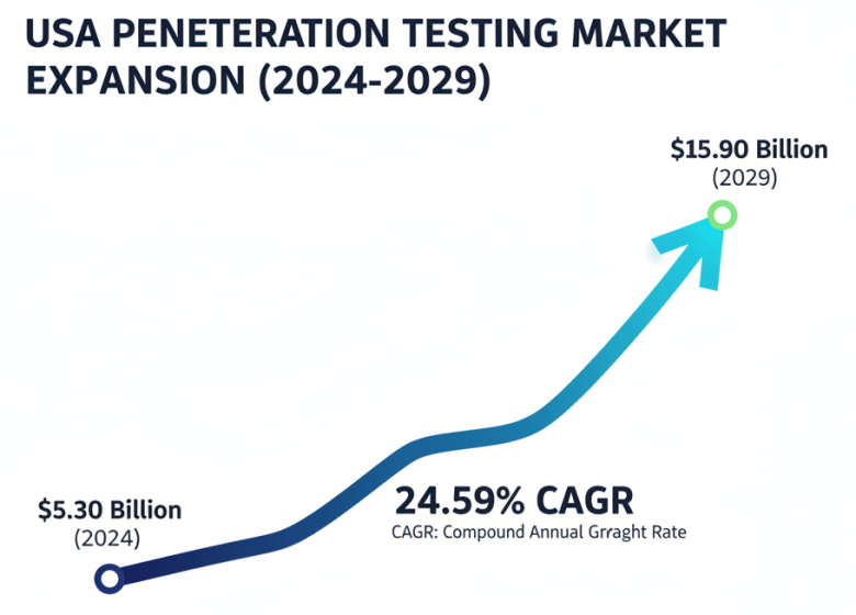 United States Penetration Testing Market Value 2024 to 2029